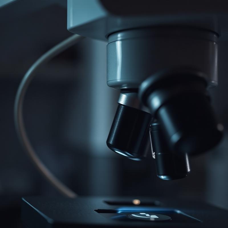Laboratory microscope detail